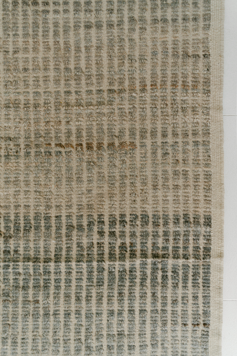 District Loom Modern hand knotted Afghan Tulu area rug made to order