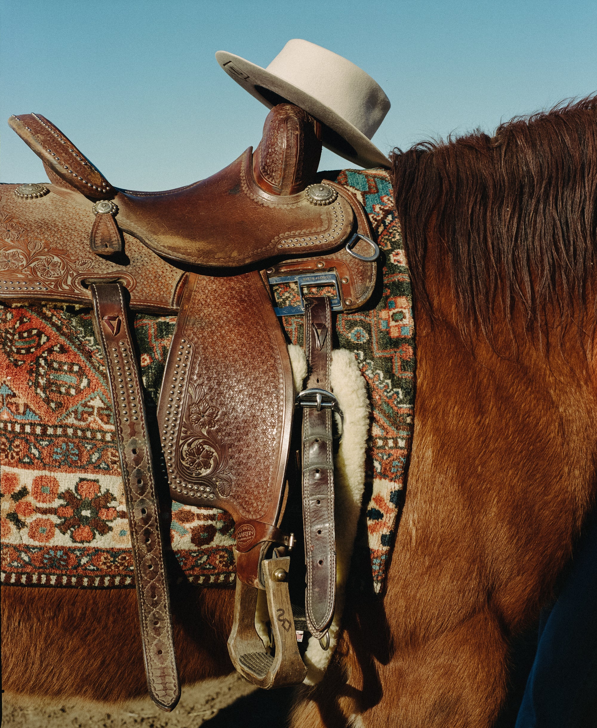 District Loom Vintage Bakhtiari Scatter Rug Bonner