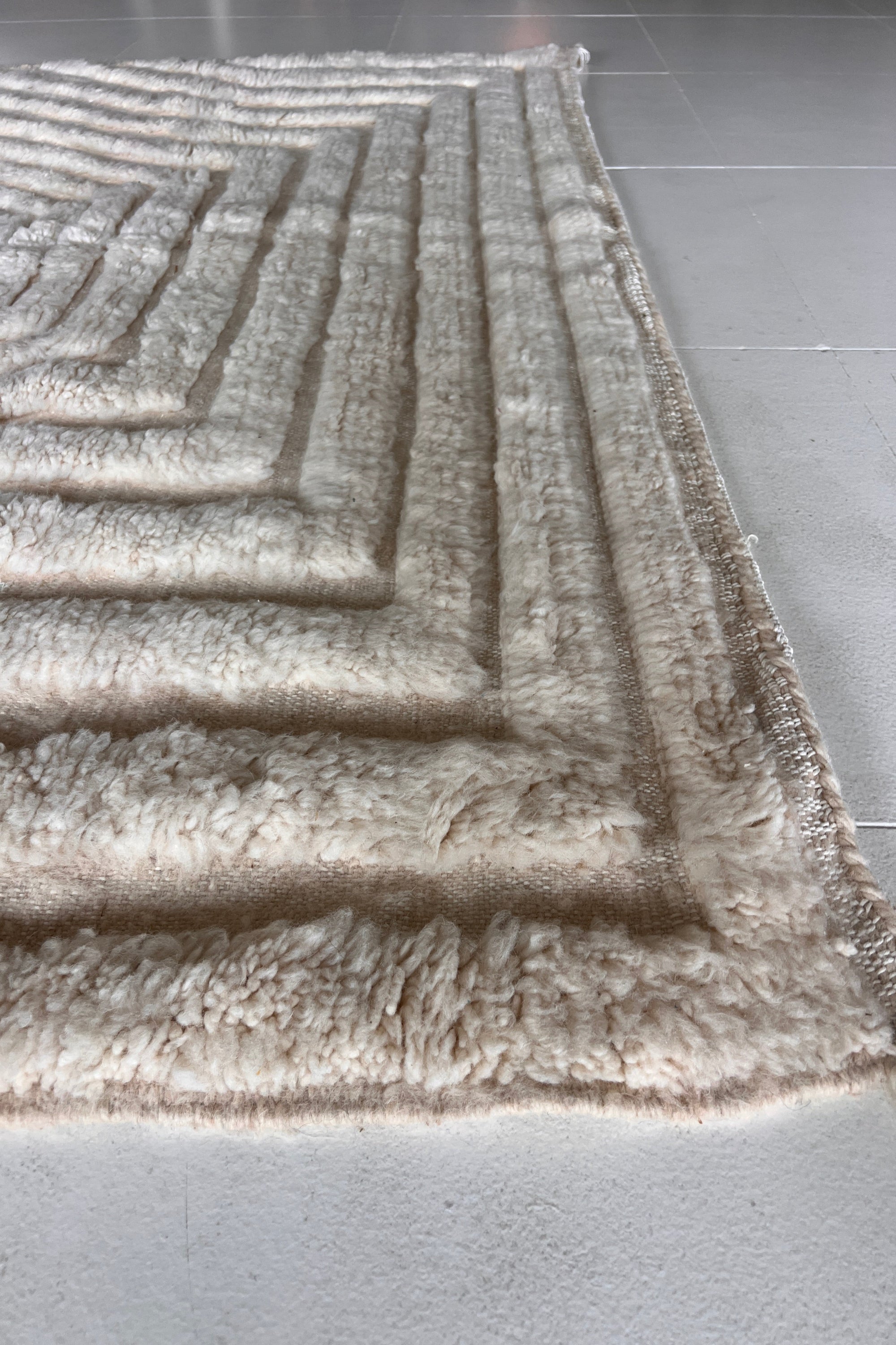 District Loom Modern Beni Ouarain Area Rug Alisma
