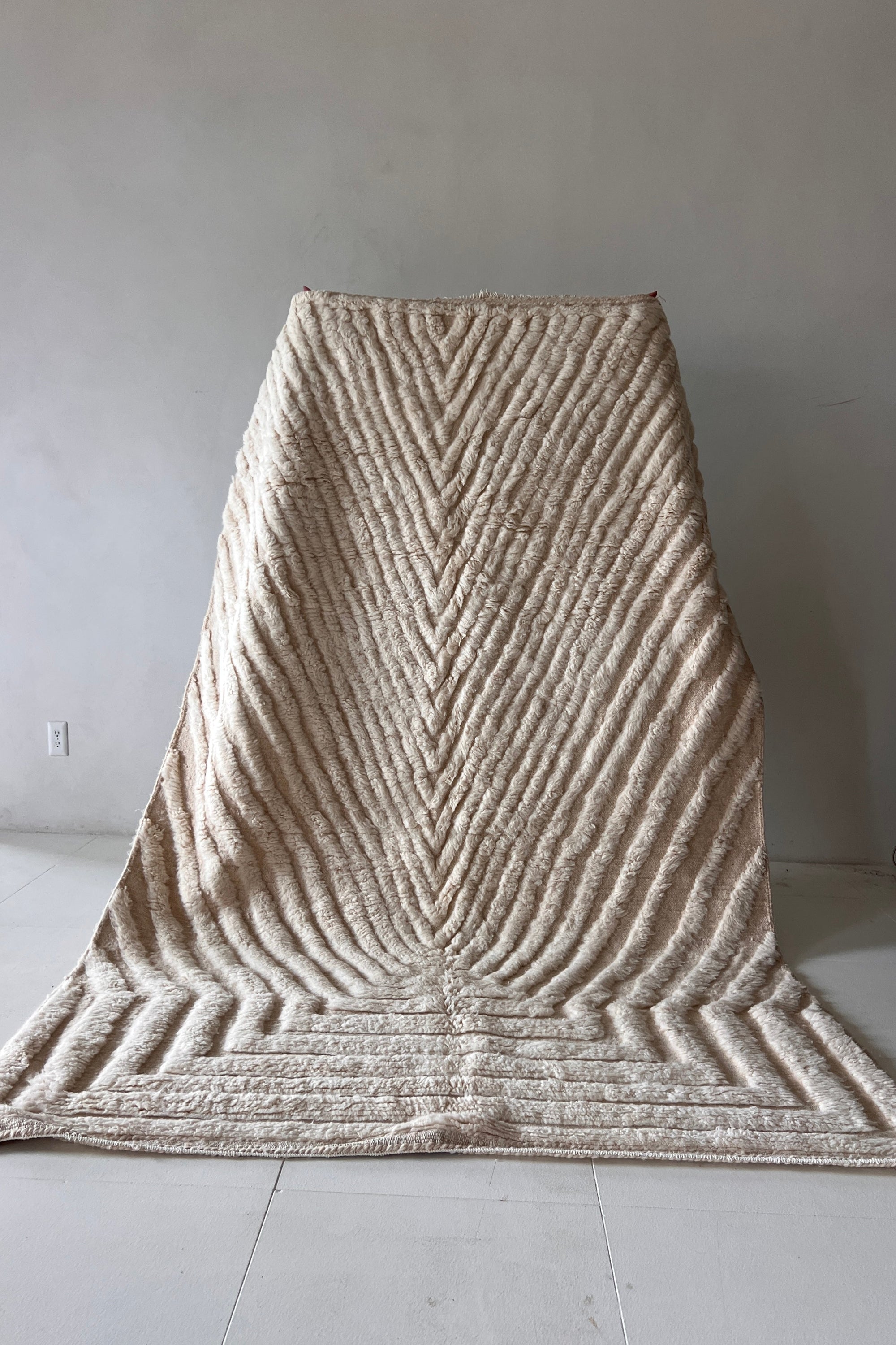 District Loom Modern Beni Ouarain Area Rug Alisma
