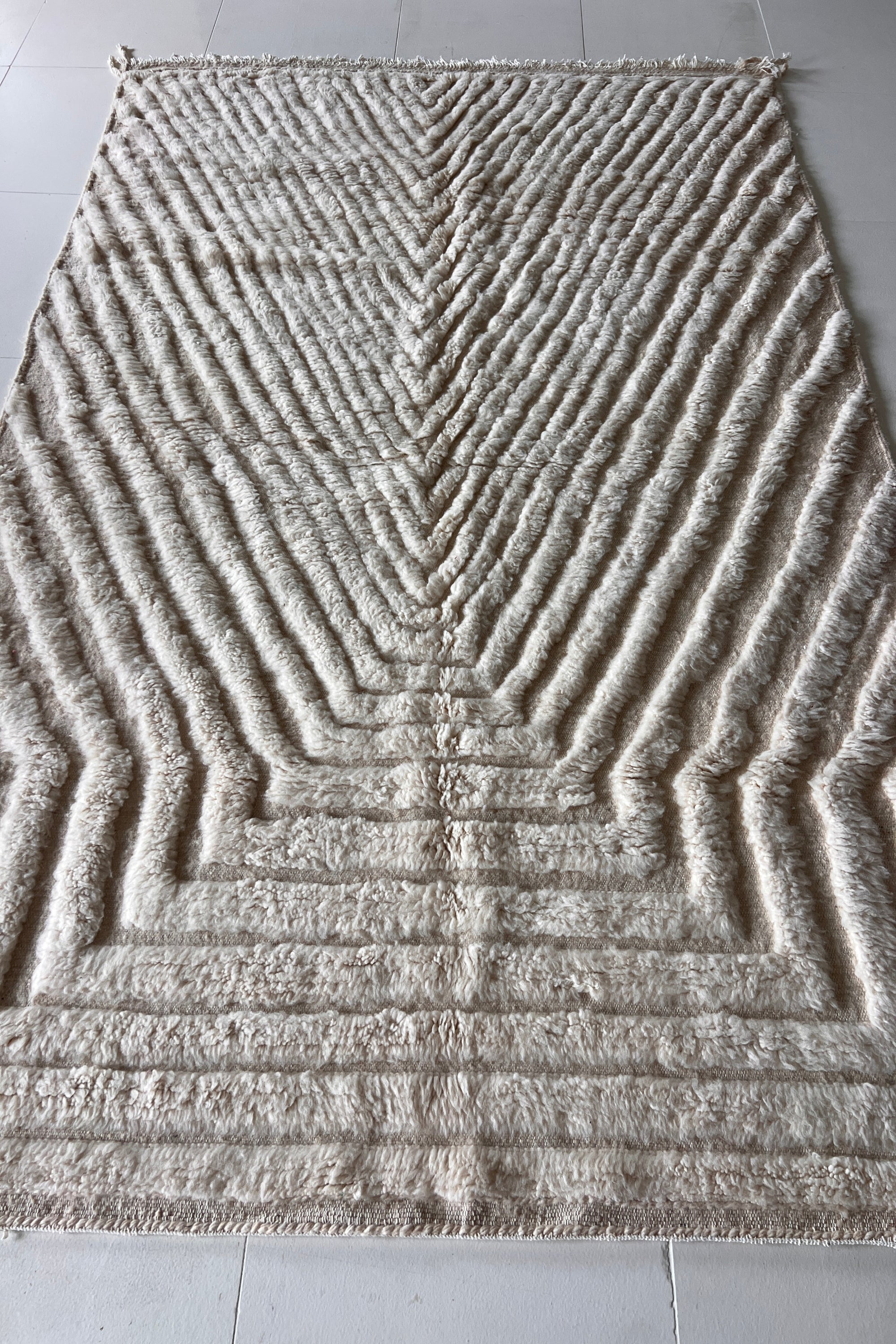 District Loom Modern Beni Ouarain Area Rug Alisma