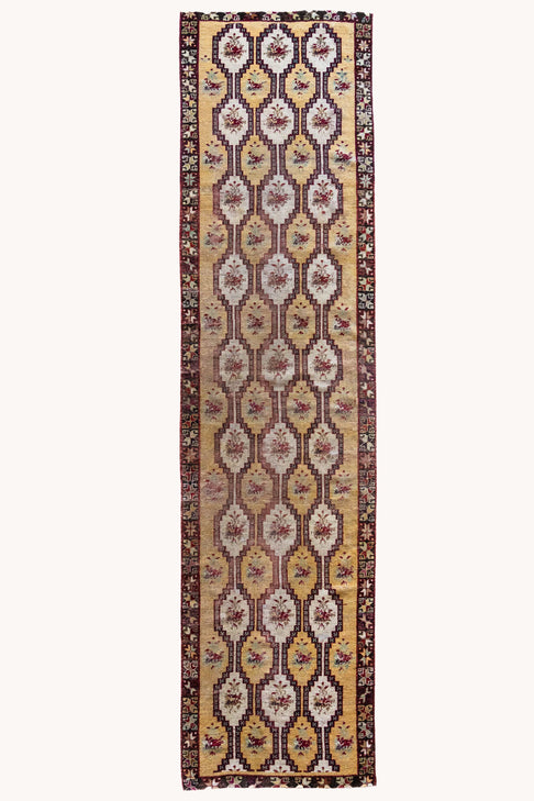 District Loom Vintage Turkish Mucur runner rug Salish