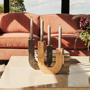Arco Candle Holder Grey
