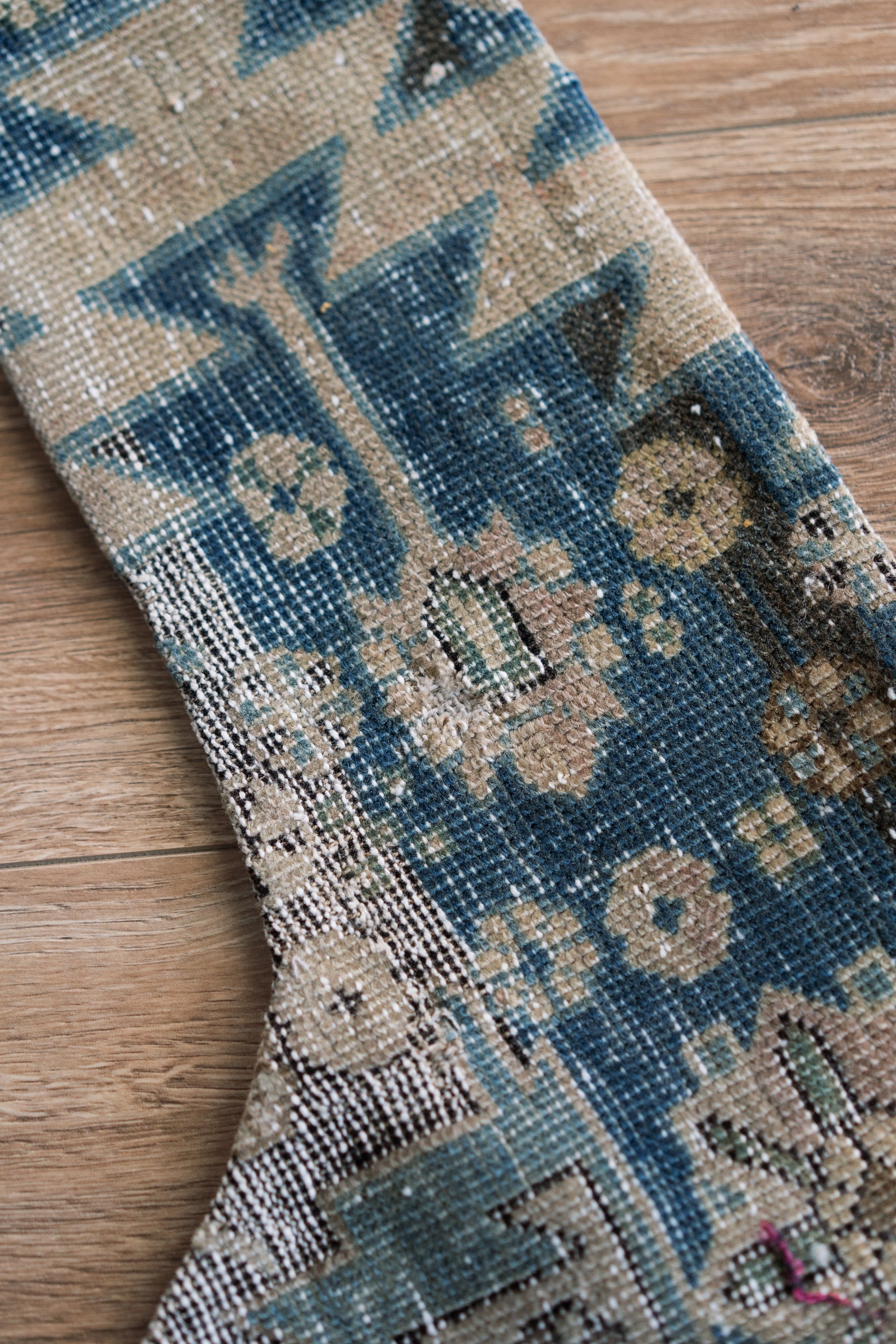 Vintage Persian carpet handmade Christmas stocking 35