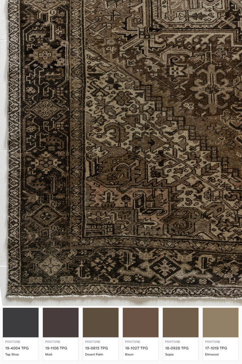 District Loom Antique Heriz Area Rug Kent
