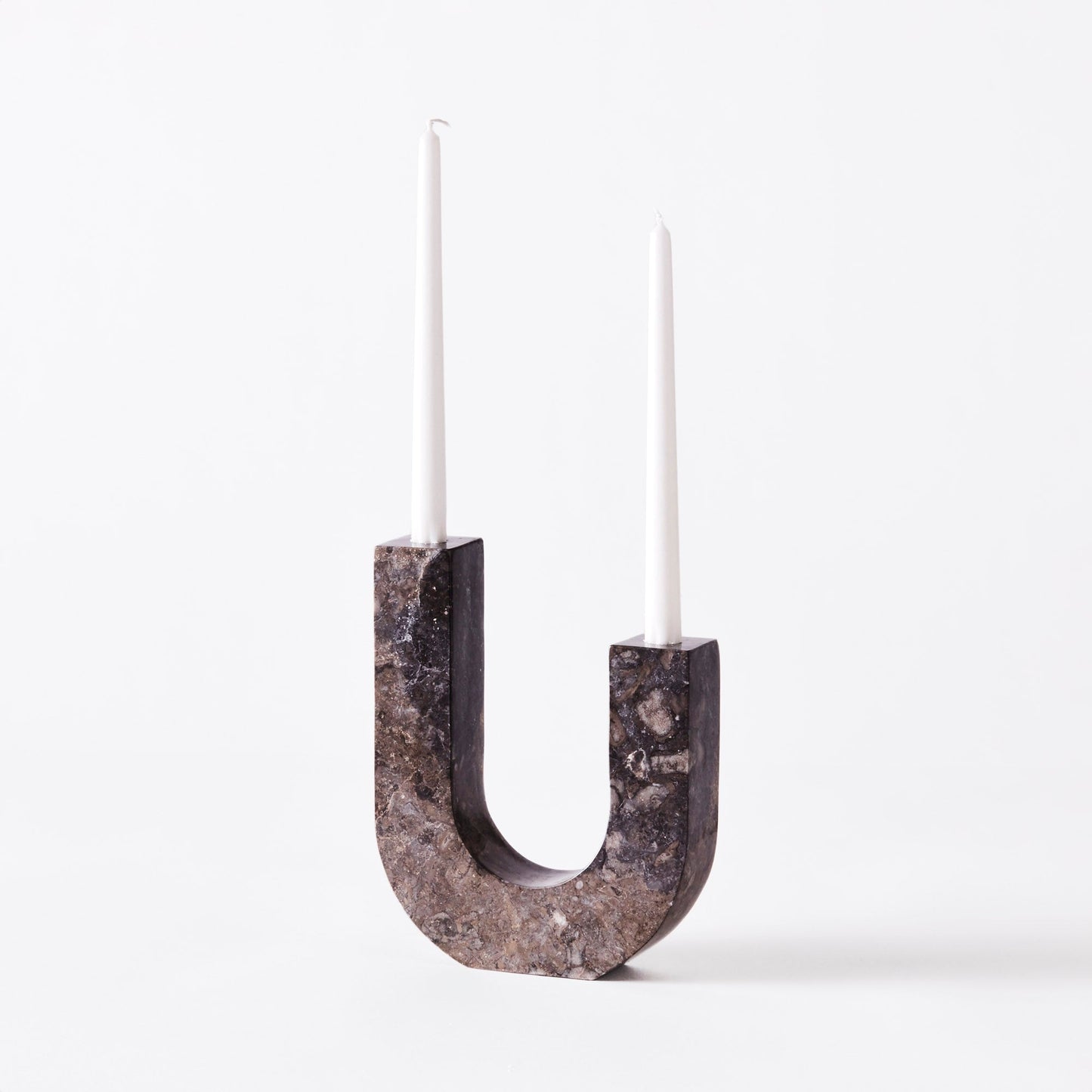 Arco Candle Holder Grey