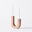 Arco Candle Holder Red