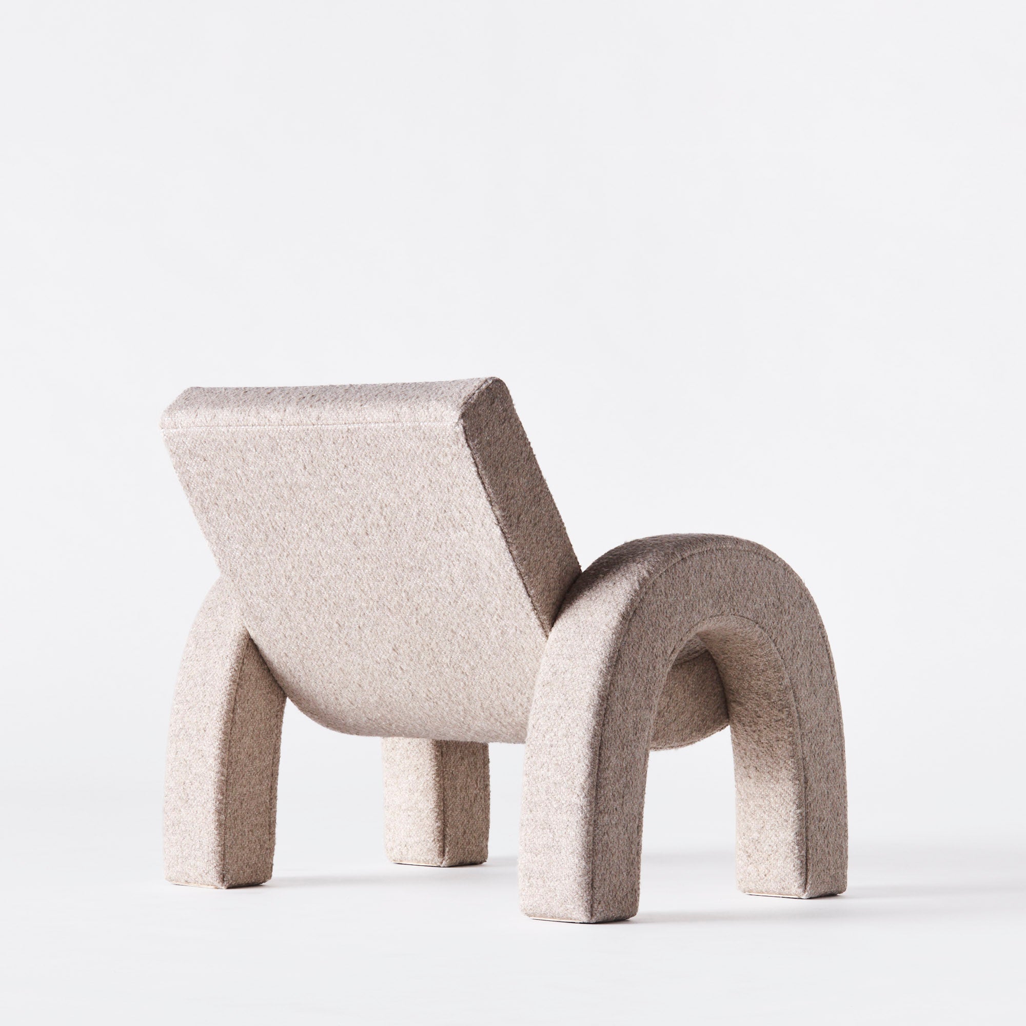 Arco Lounge Chair Boucle Natural