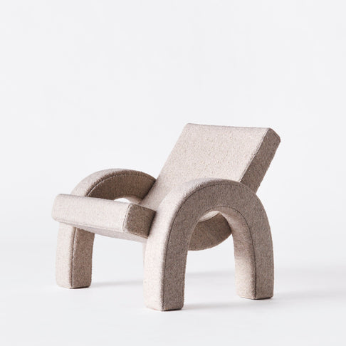 Arco Lounge Chair Boucle Natural
