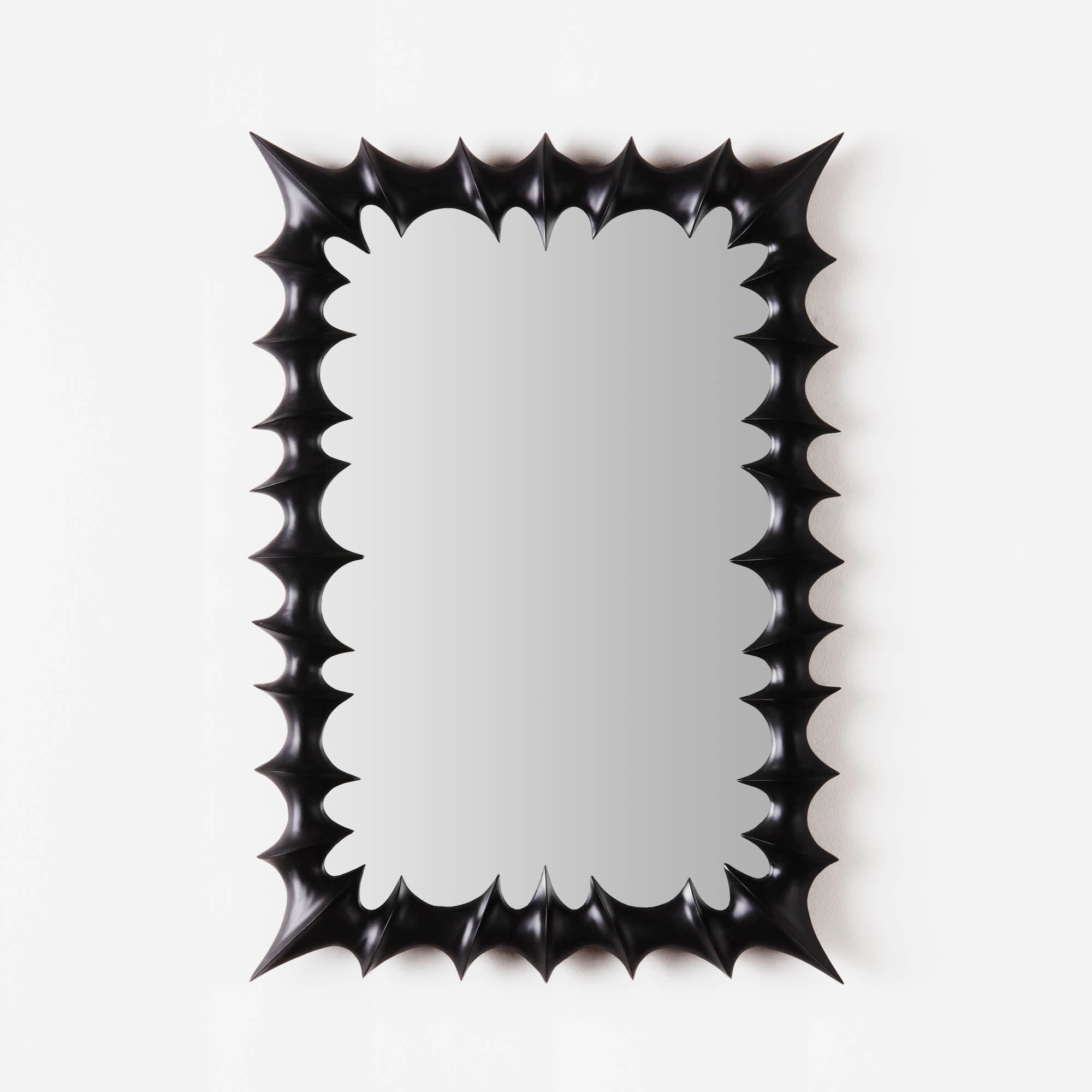 Brutalist Mirror Small Black