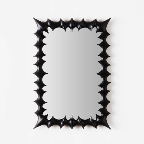 Brutalist Mirror Small Black