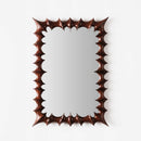 Brutalist Mirror Small Natural Wood