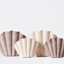Concha Vase White Medium