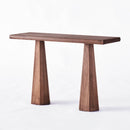 Hexagon Console Table Stained Ash