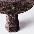 Hexagon Dining Table Dark Emperador