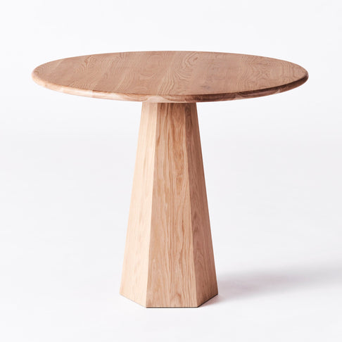 Hexagon Dining Table Oak