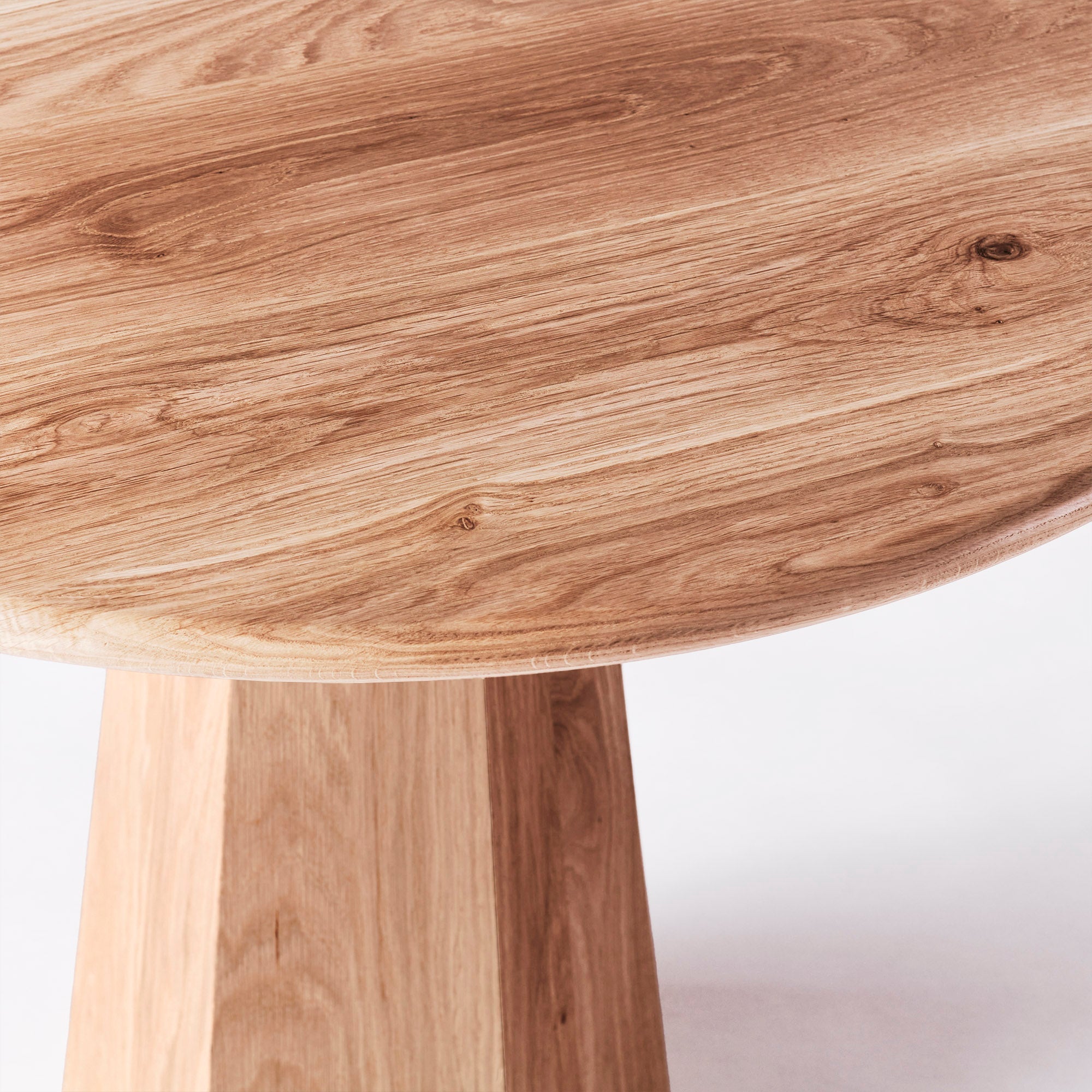 Hexagon Dining Table Oak