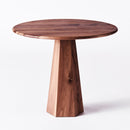 Hexagon Dining Table Walnut