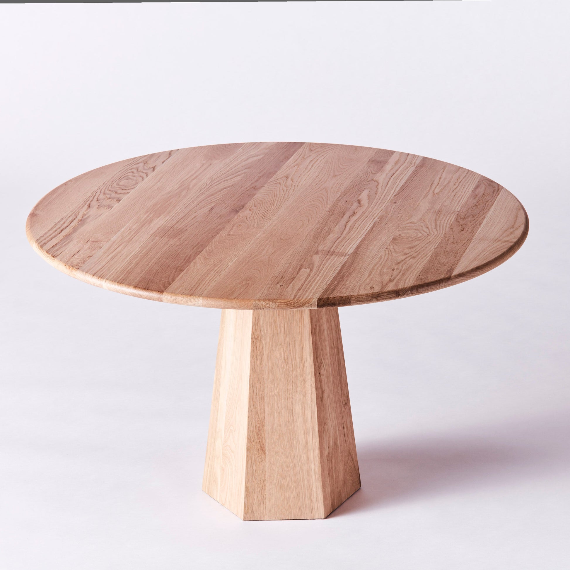 District Loom X Dusty Deco Hexagon Dining Table Oak