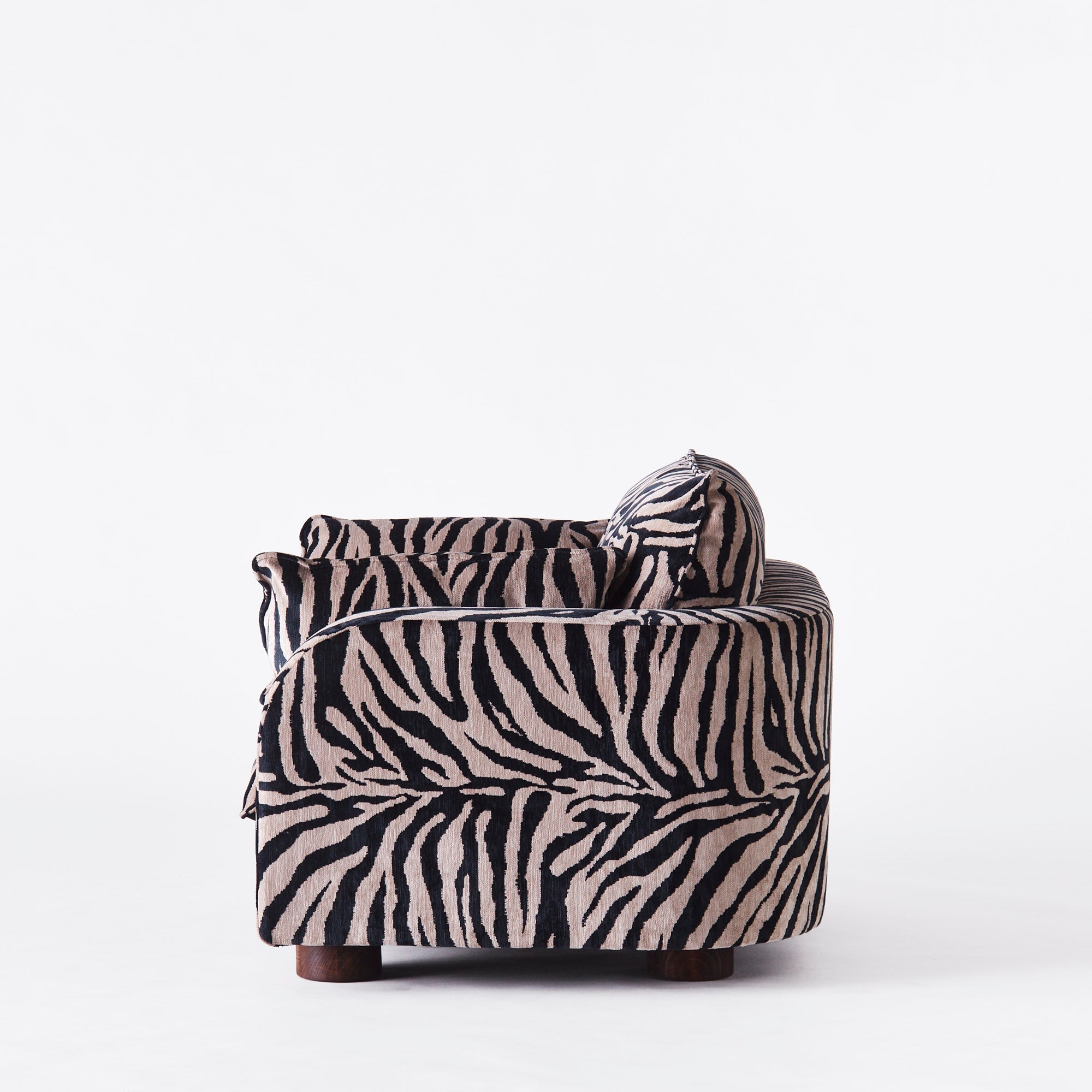 Miles Love Seat Zebra