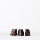 Pyramid Candle Holders Grey