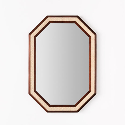 Rattan Mirror Small