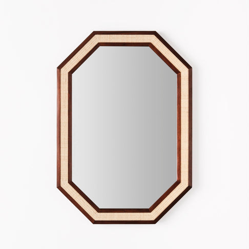 Rattan Mirror Small