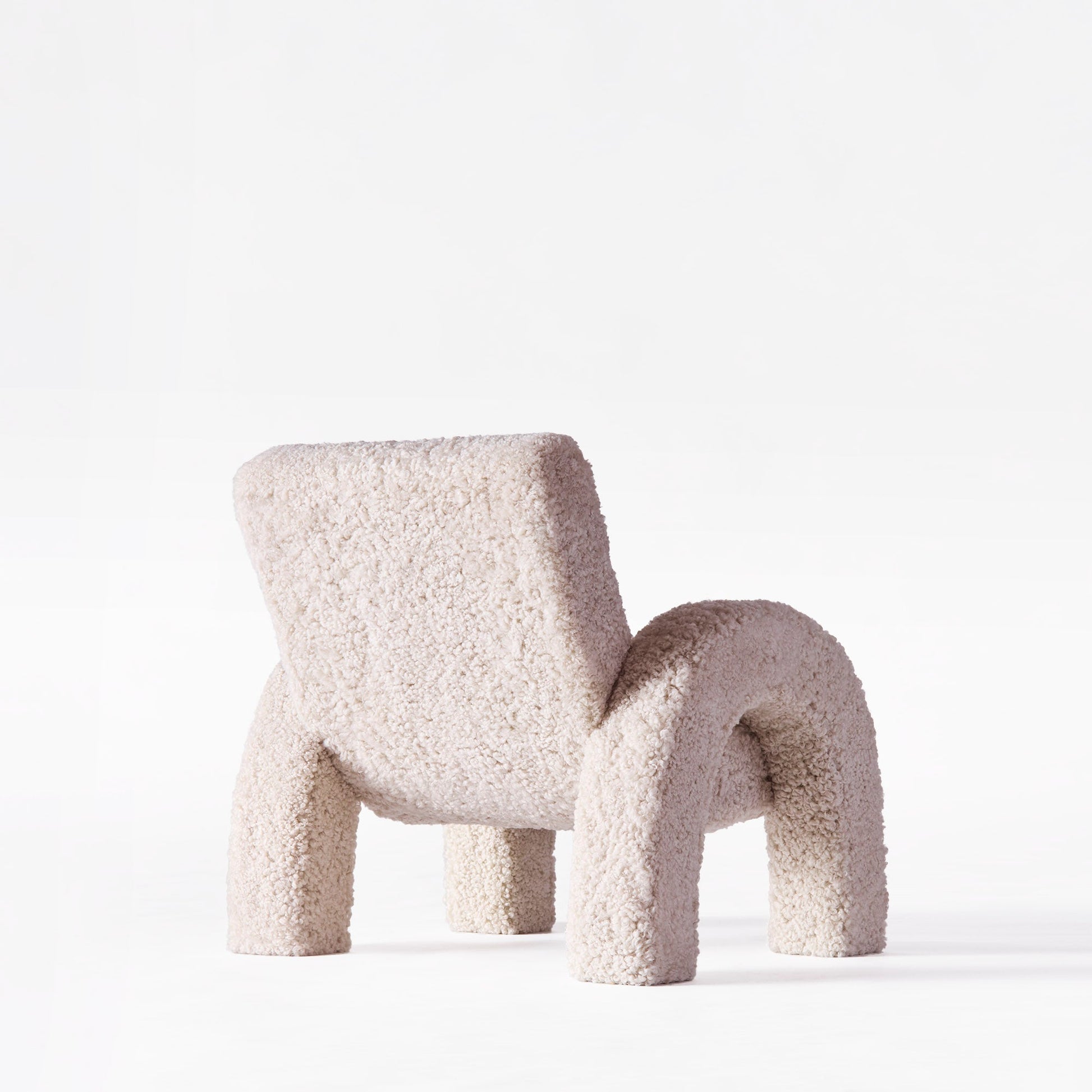 District Loom X Dusty Deco Arco Lounge Chair Small Sheepskin