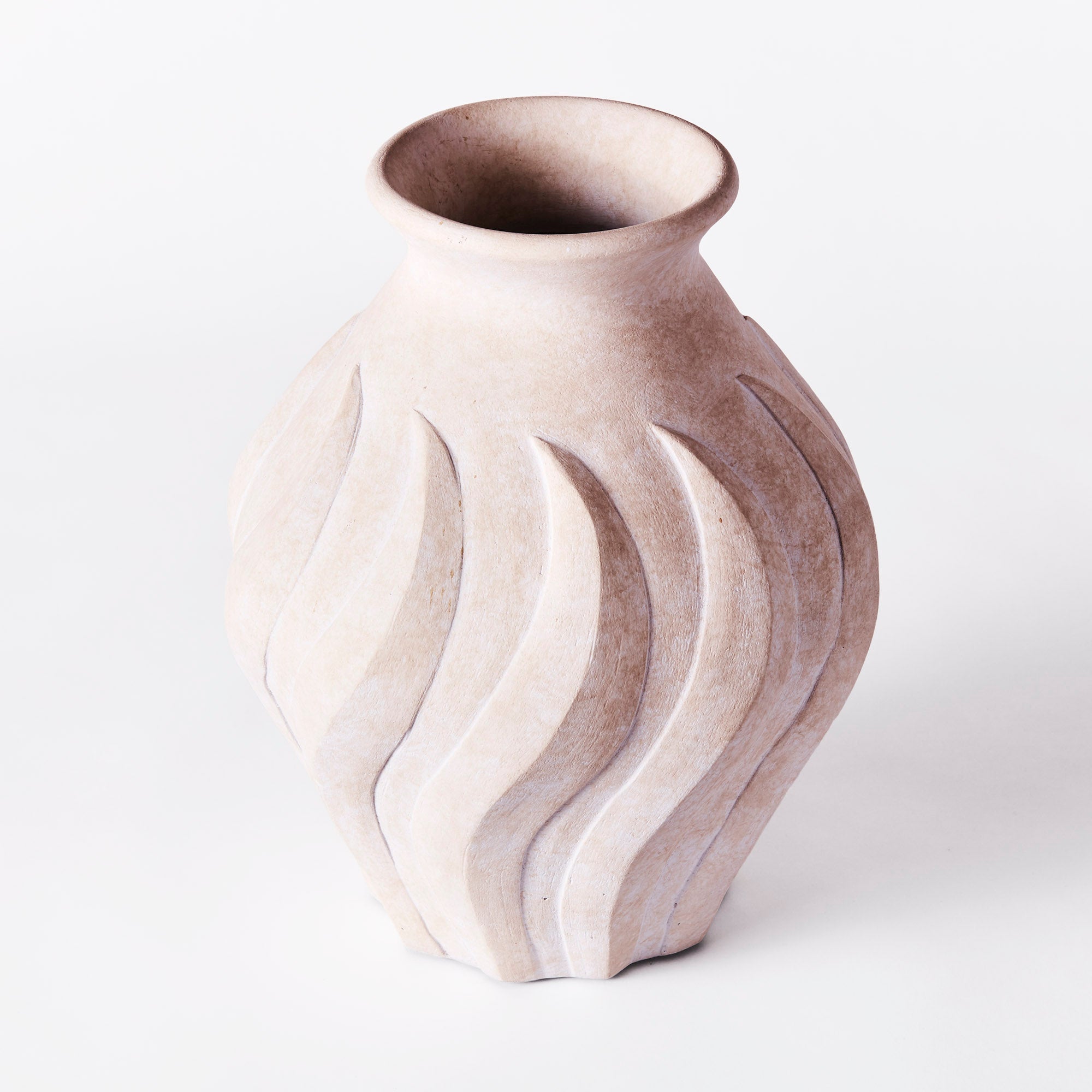 Swirl Vase White Large