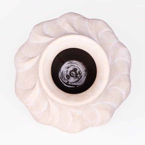 Swirl Vase White Large
