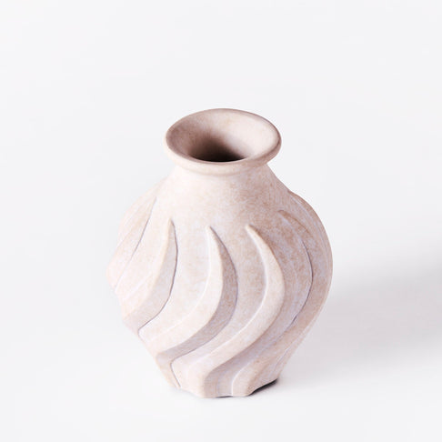 Swirl Vase White Small