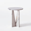 V Side Table Albanian Grey