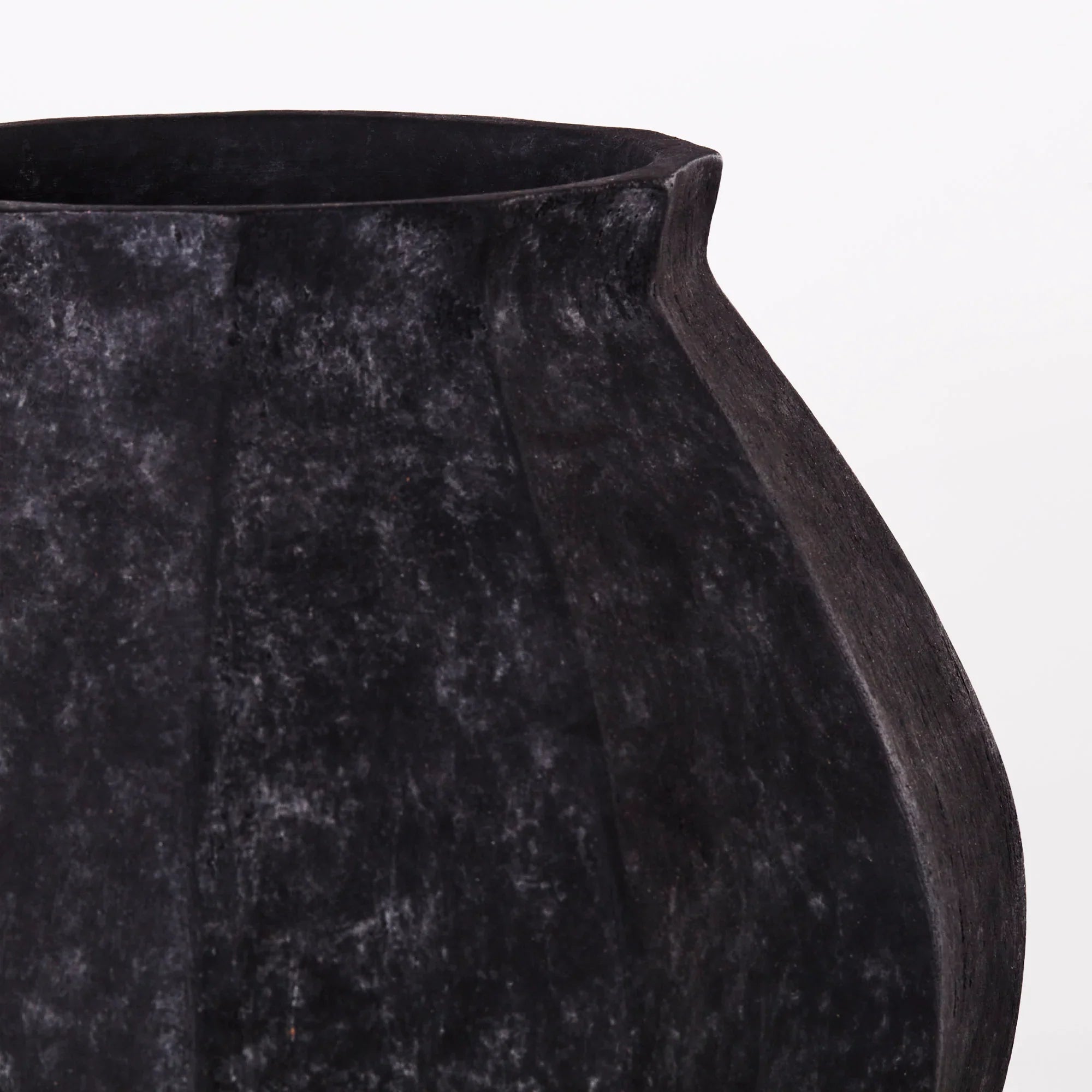 Wedges Vase Black