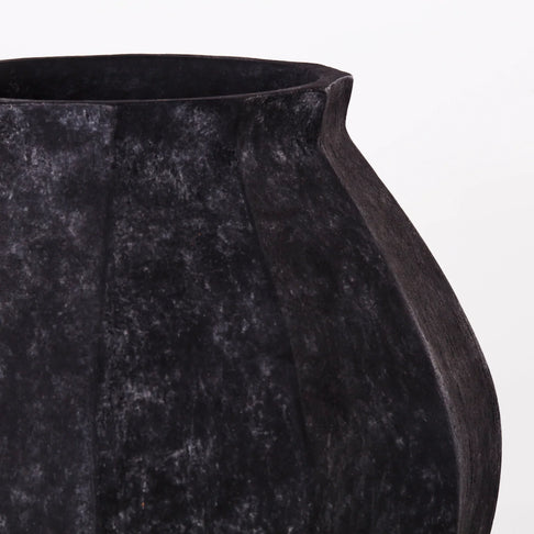 Wedges Vase Black