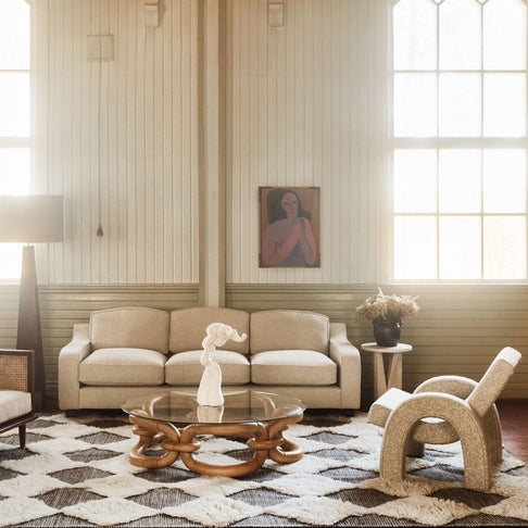 Lola Sofa Woven Sand