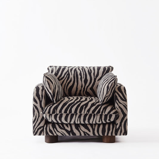 Miles Armchair Zebra