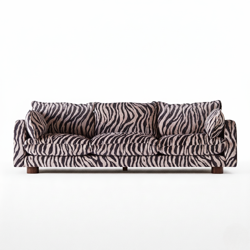 Miles Sofa Zebra