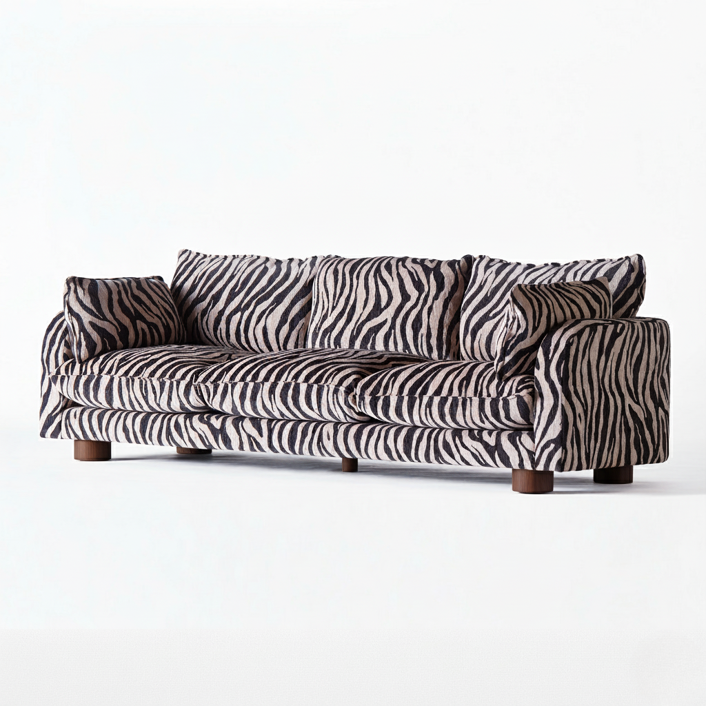 Miles Sofa Zebra