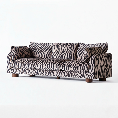 Miles Sofa Zebra