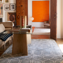 Tie Dye Graphite Ink Rug