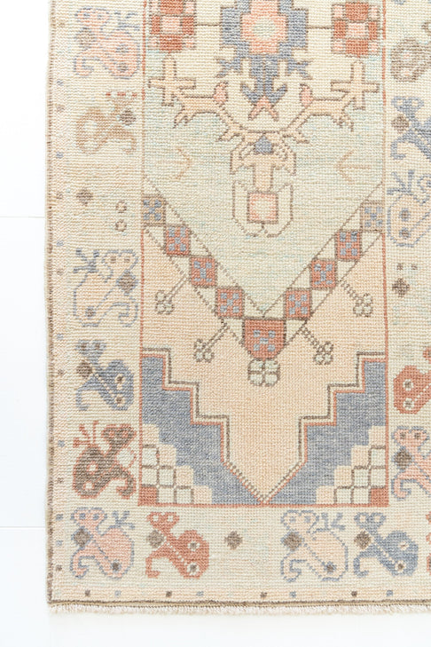 District Loom Vintage Turkish Anatolian Runner Rug No. 350 for Anthropologie