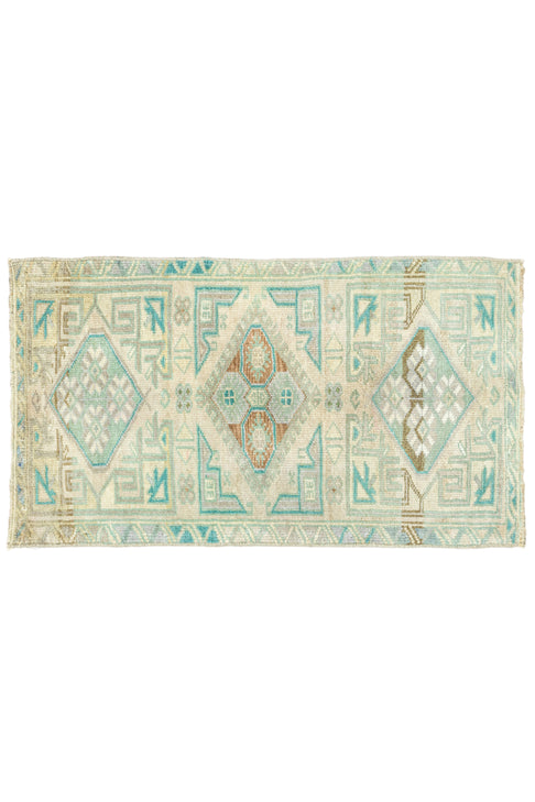 District Loom Vintage Turkish Mini Rug No. 679 for Anthropologie