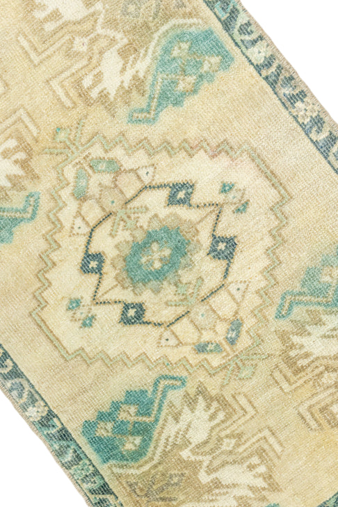District Loom Vintage Turkish Mini Rug No. 697 for Anthropologie