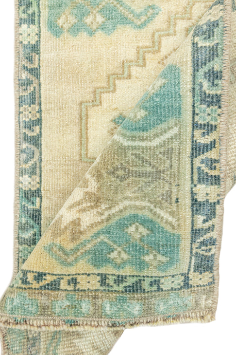 District Loom Vintage Turkish Mini Rug No. 697 for Anthropologie