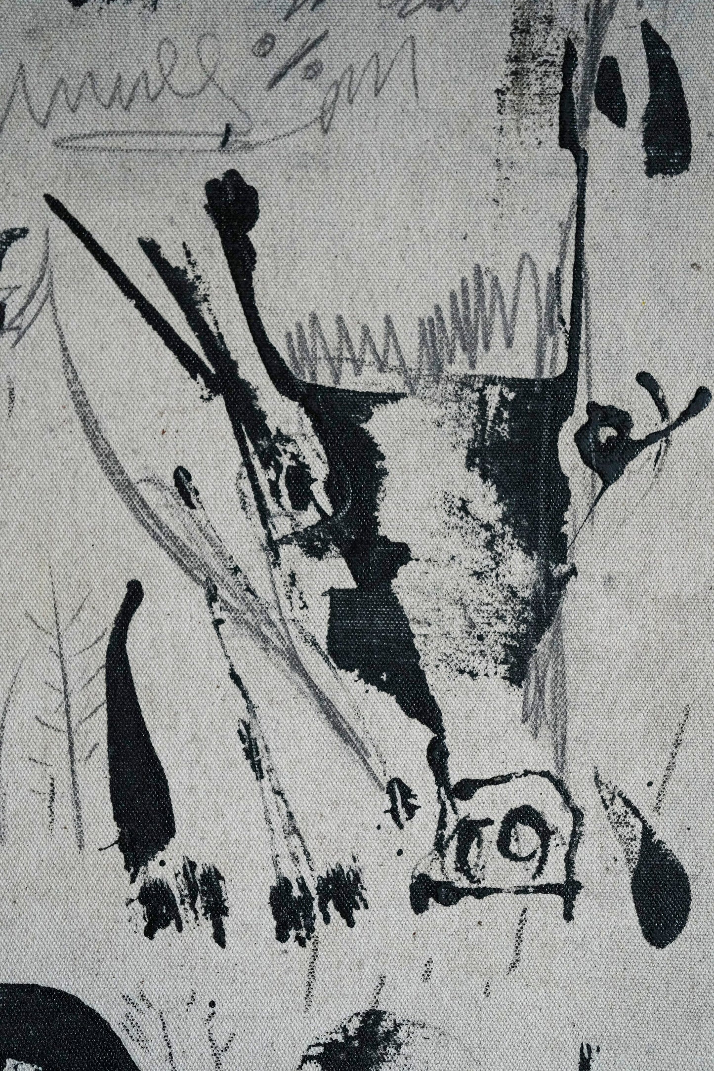 Kader Boly original work 'Ancient People' at District LoomKader Boly original work 'Ancient People' at District Loom\