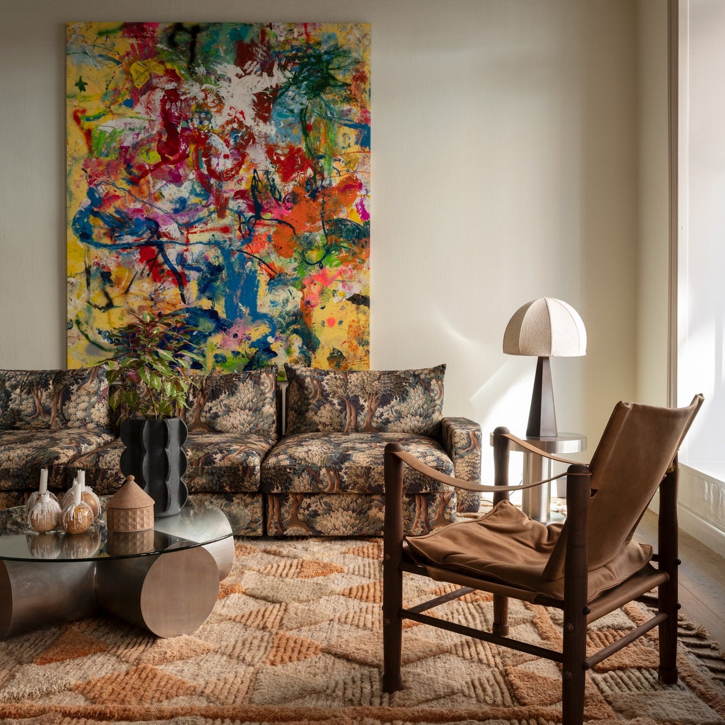 District Loom x Dusty Deco Lisboa Rug Multi Amber