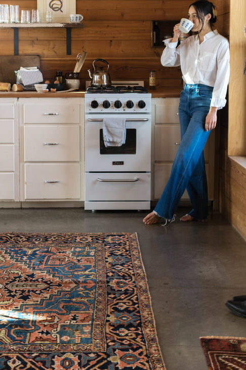 District Loom Antique Heriz Area Rug Ovando