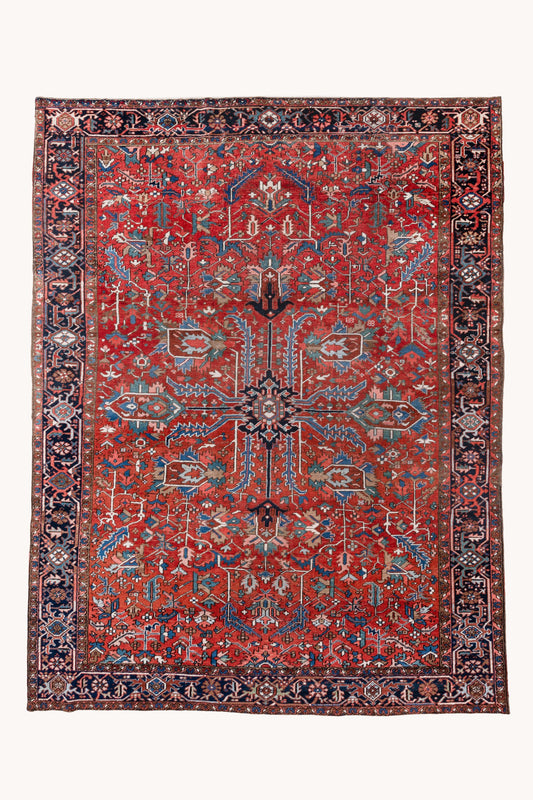 District Loom Antique Heriz Area Rug Florence