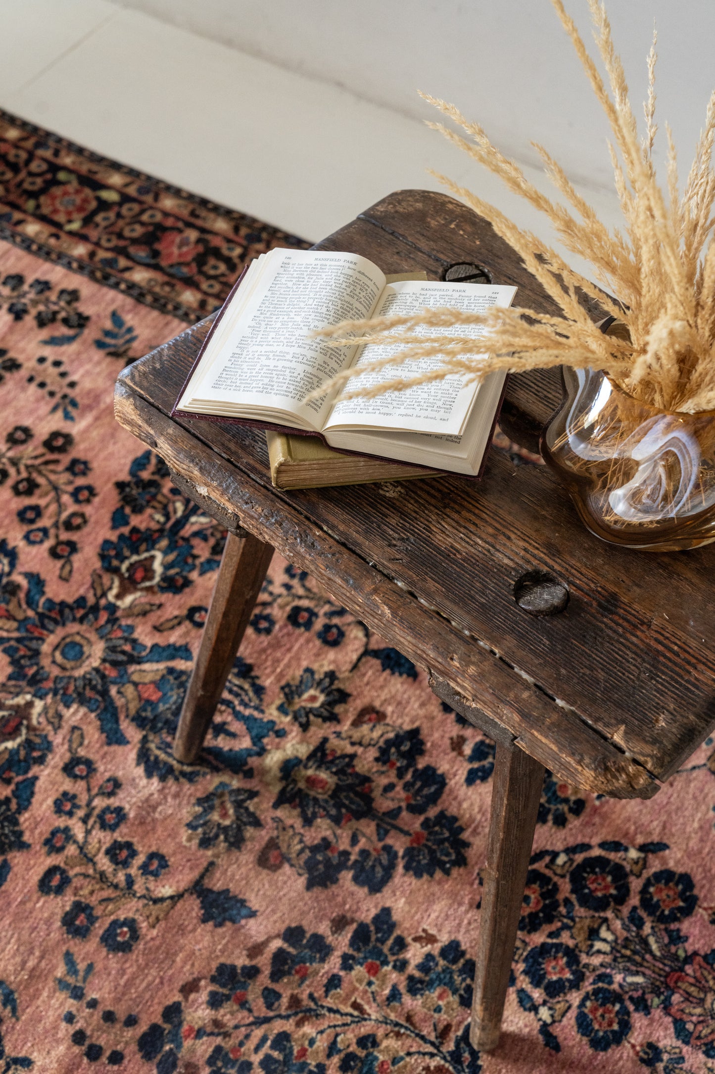 District-Loom-Antique-Sarouk-Scatter-Rug-Rosebud