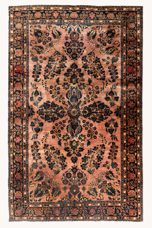 District-Loom-Antique-Sarouk-Scatter-Rug-Rosebud
